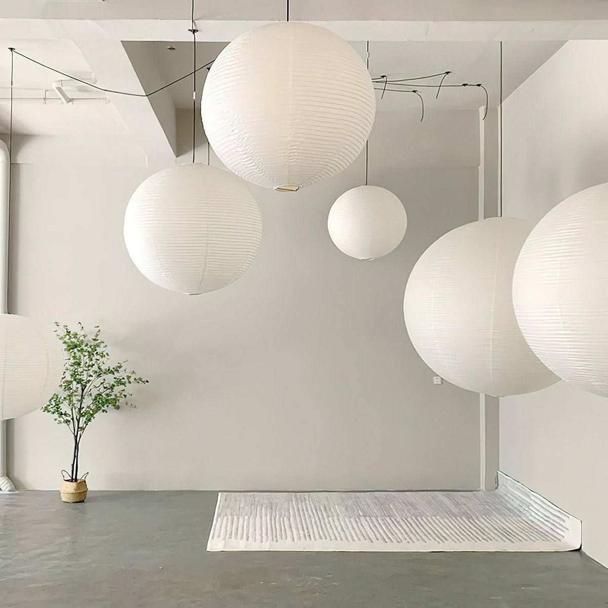 Kalemu Vintage hanglamp van muzelijn papier