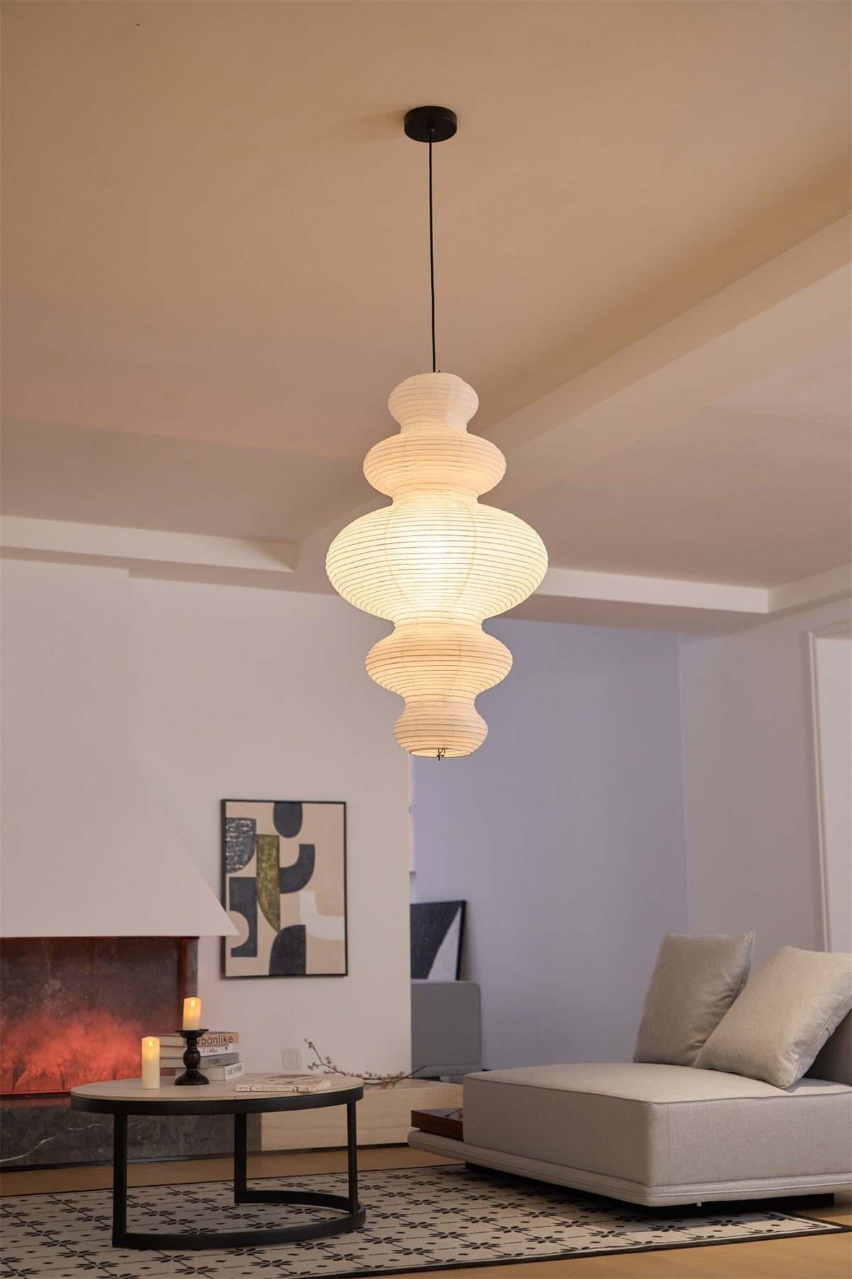 Lunivora traditionele hanglamp van papier