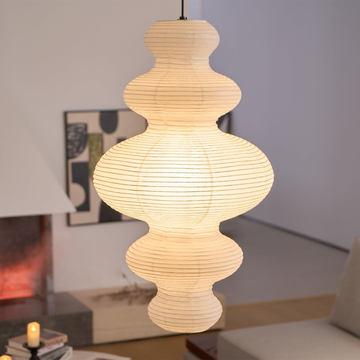 Lunivora traditionele hanglamp van papier