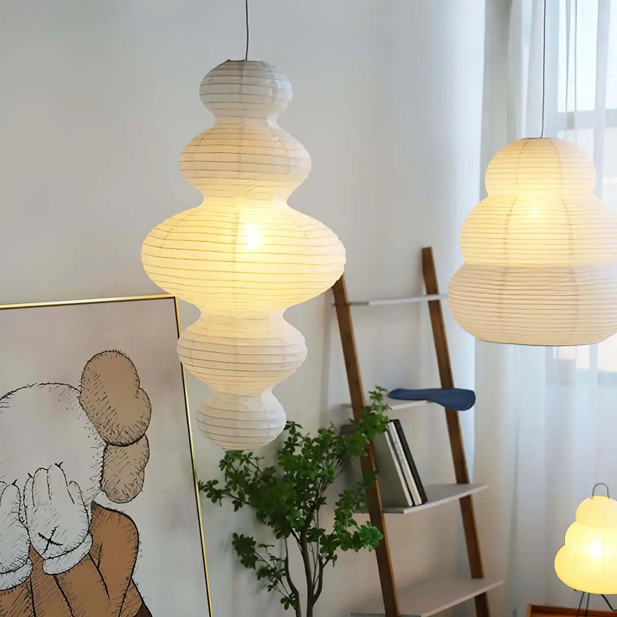 Lunivora traditionele hanglamp van papier