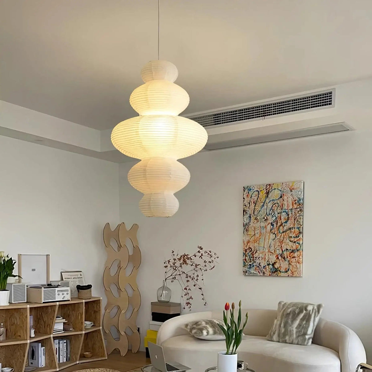 Lunivora traditionele hanglamp van papier