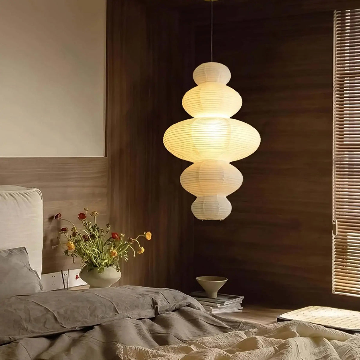 Lunivora traditionele hanglamp van papier
