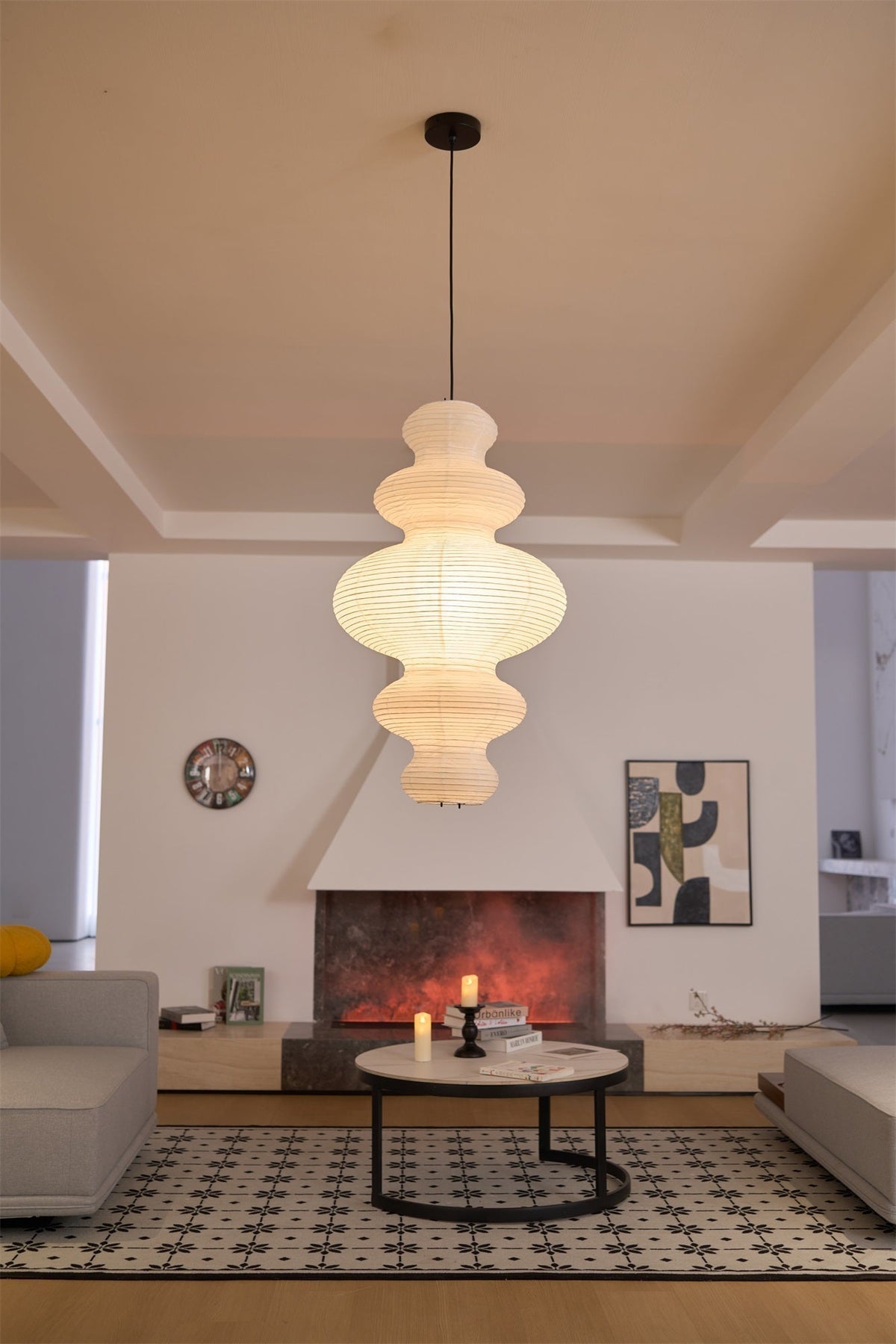 Lunivora traditionele hanglamp van papier