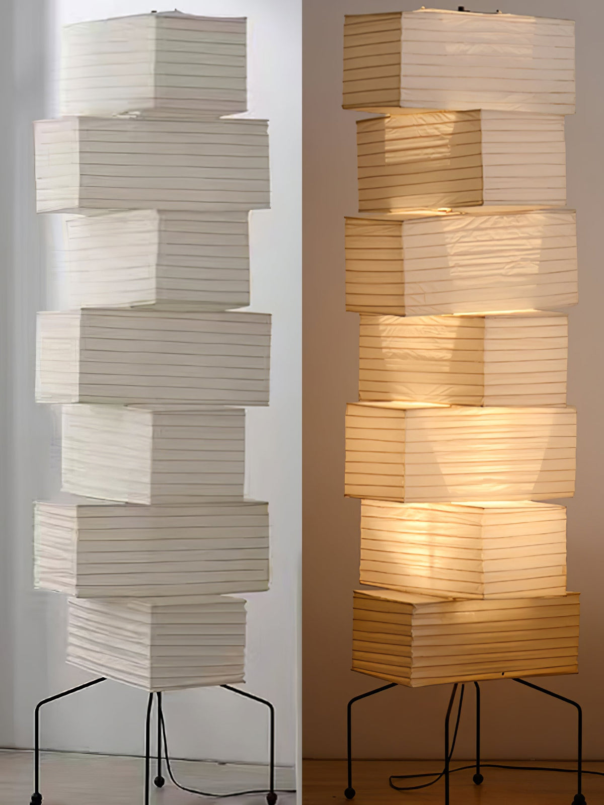 Avara vloerlamp van rijstpapier