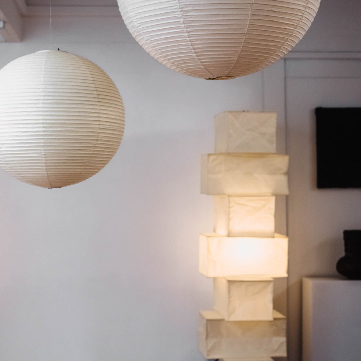 Avara vloerlamp van rijstpapier