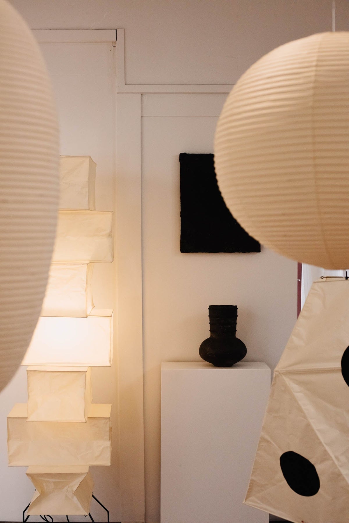 Avara vloerlamp van rijstpapier