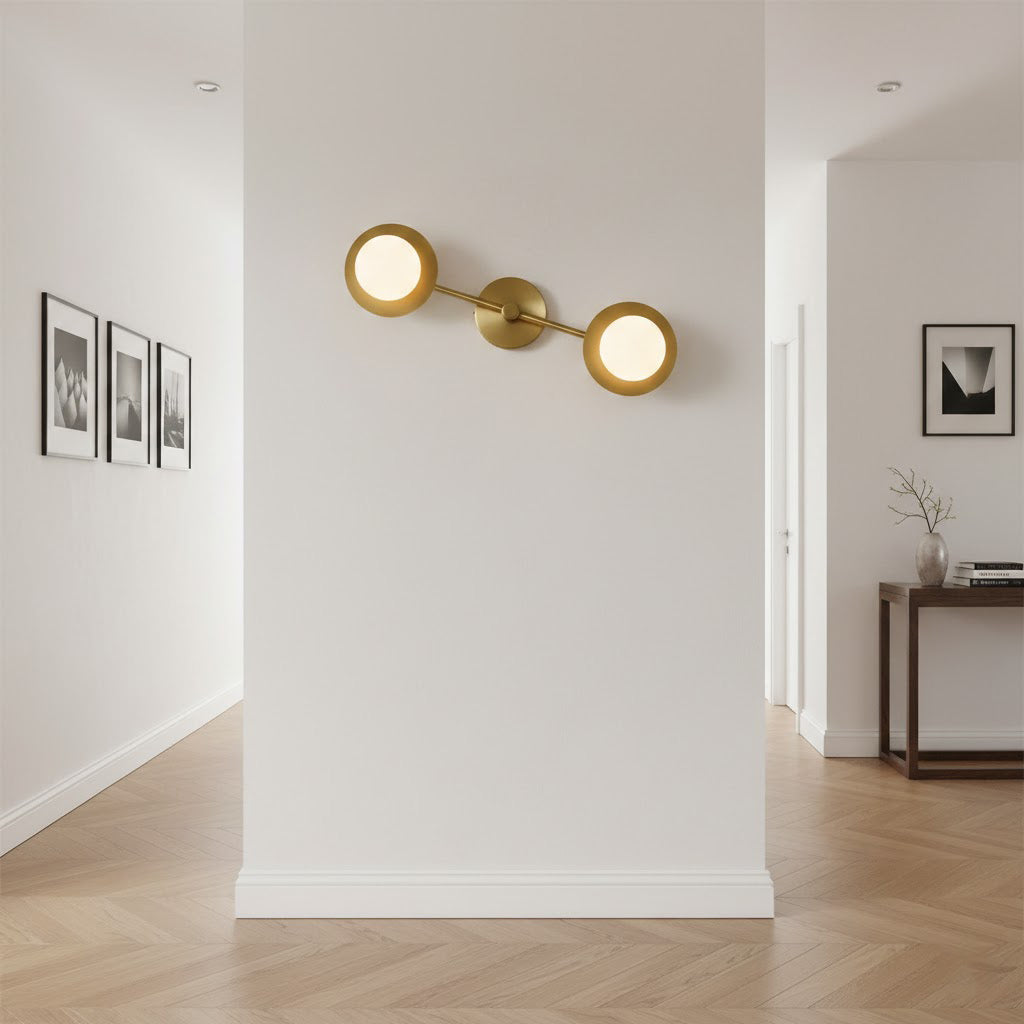Eiralenne wandlamp met albast
