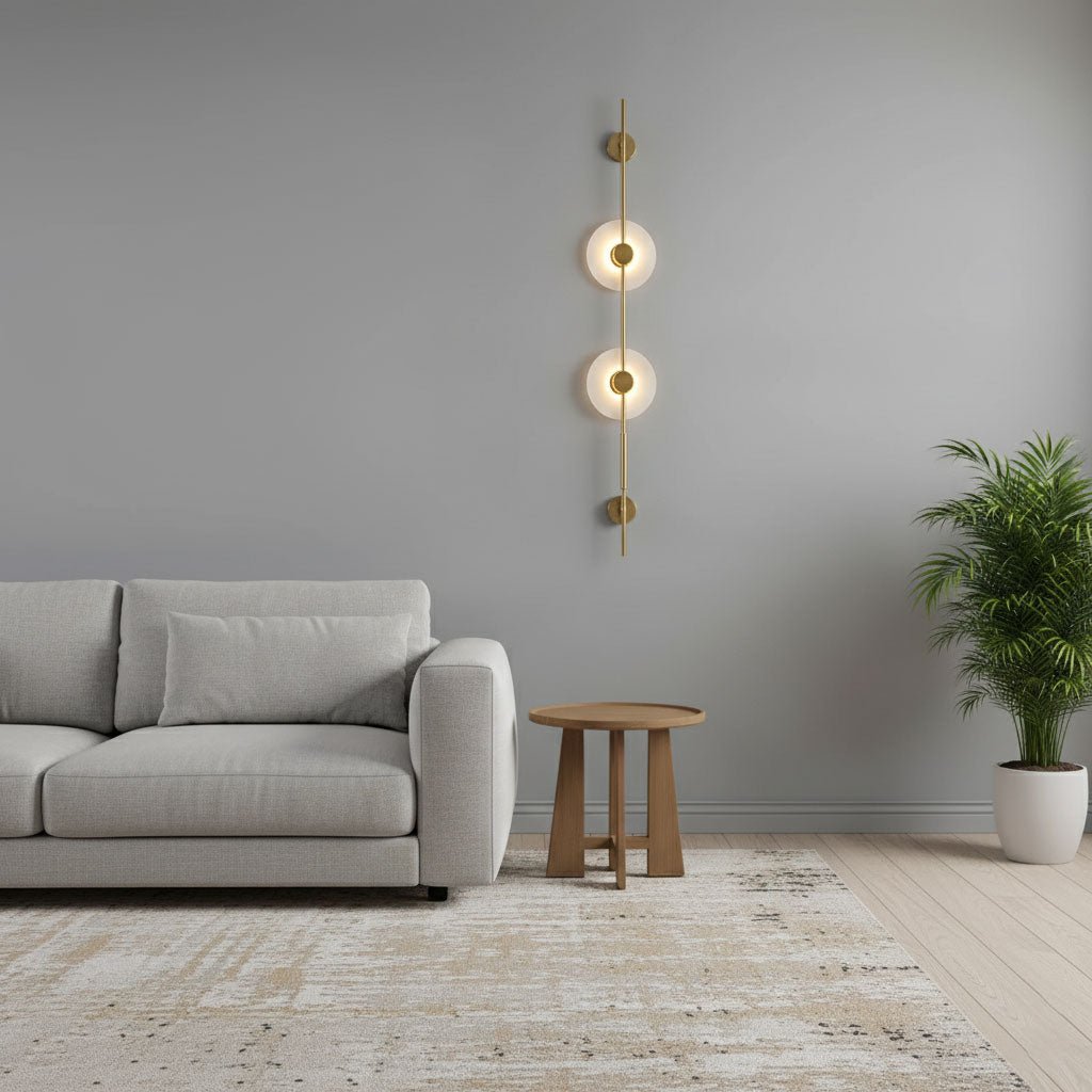 Neron albast verticale wandlamp