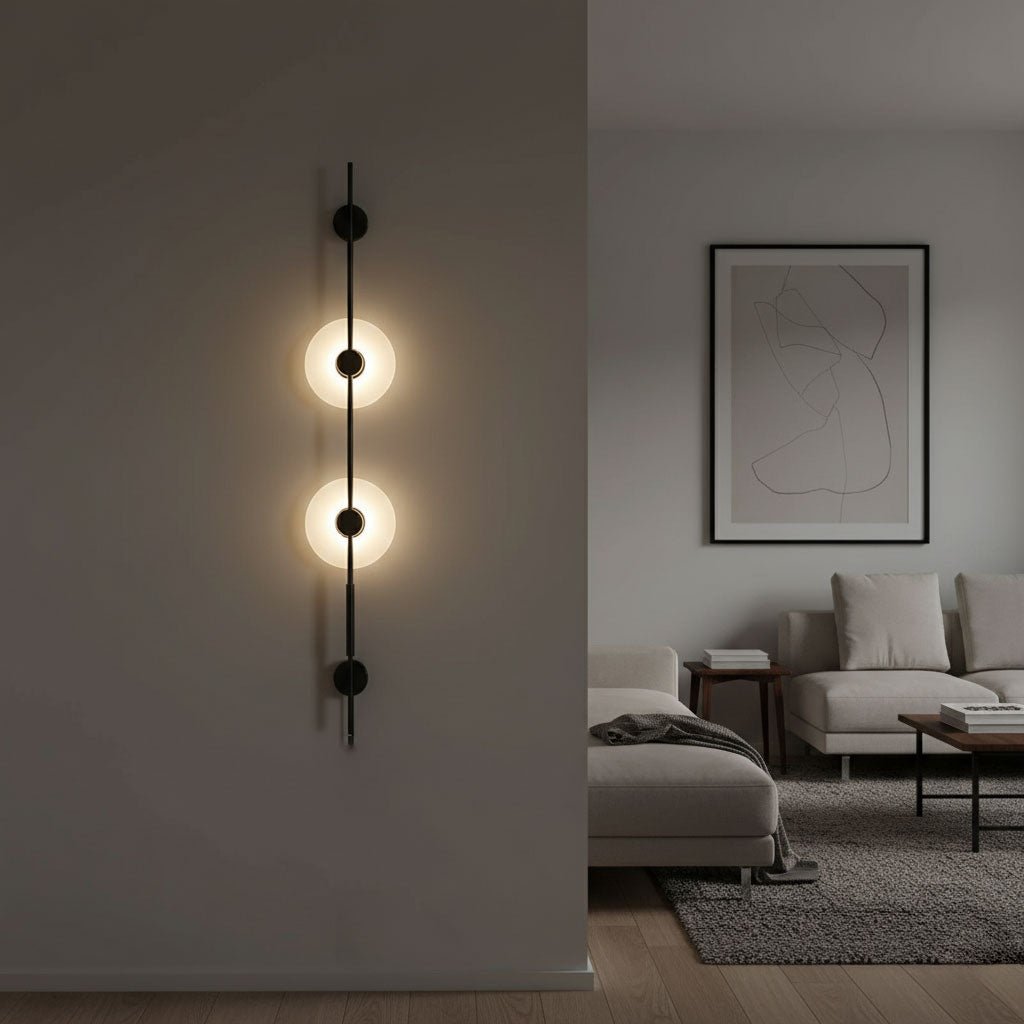 Neron albast verticale wandlamp