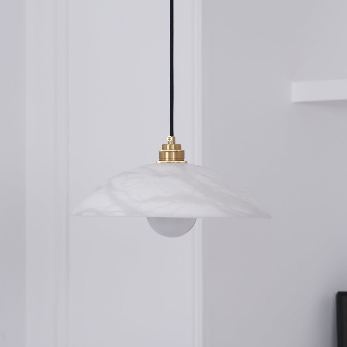 Warenol Minimalistische hanglamp van albast