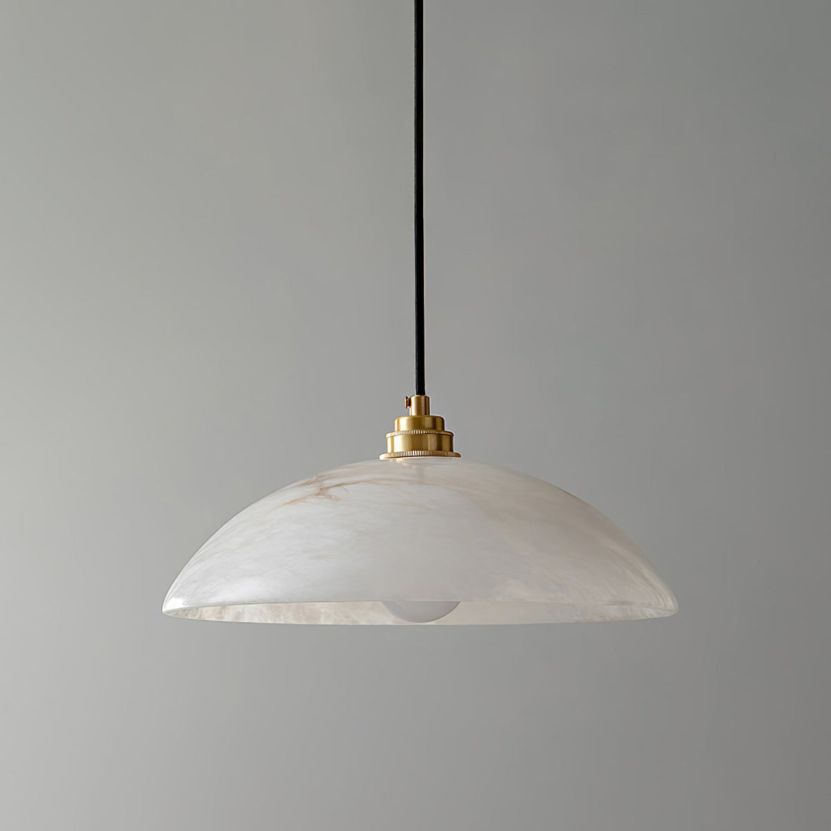 Warenol Minimalistische hanglamp van albast