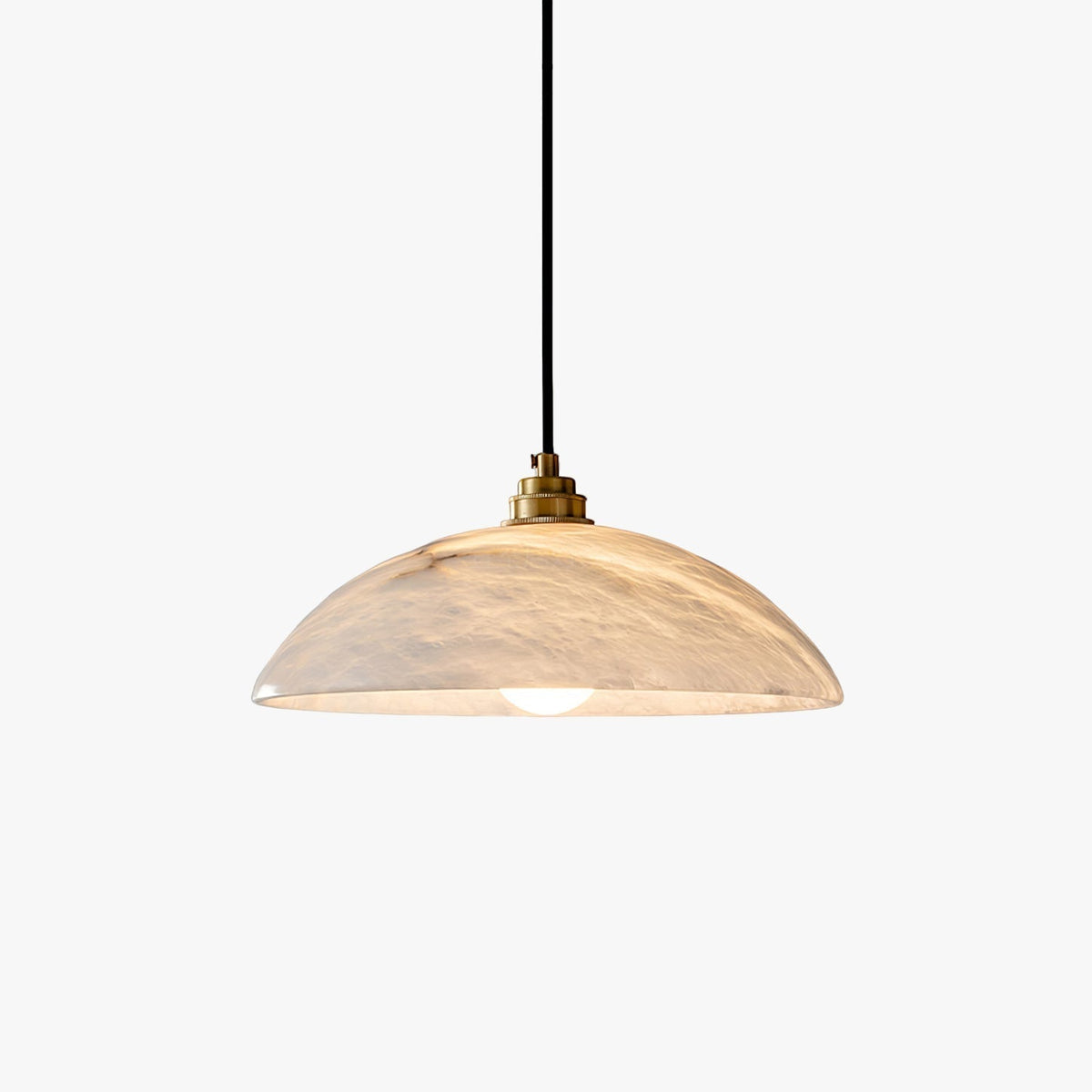 Warenol Minimalistische hanglamp van albast