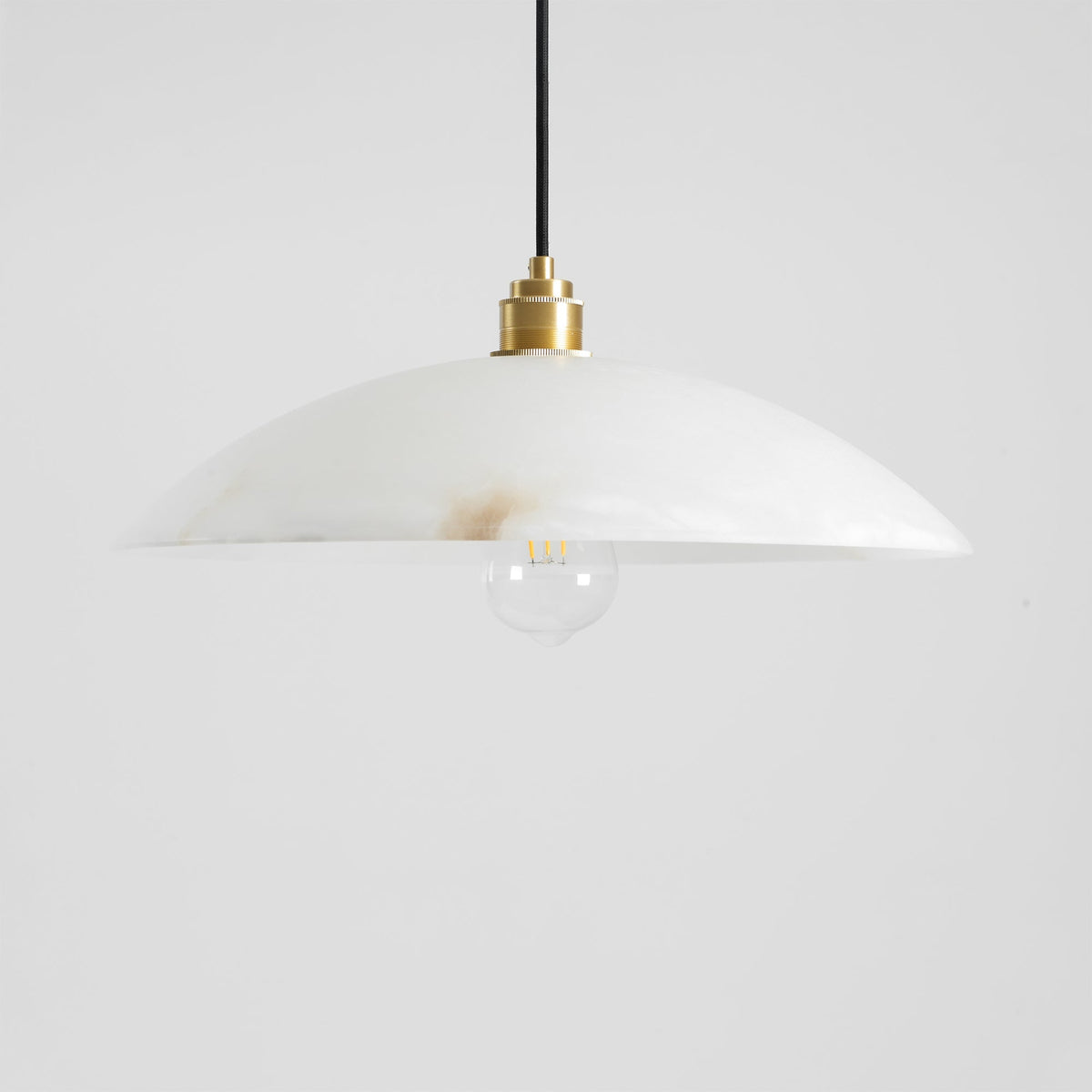 Warenol Minimalistische hanglamp van albast