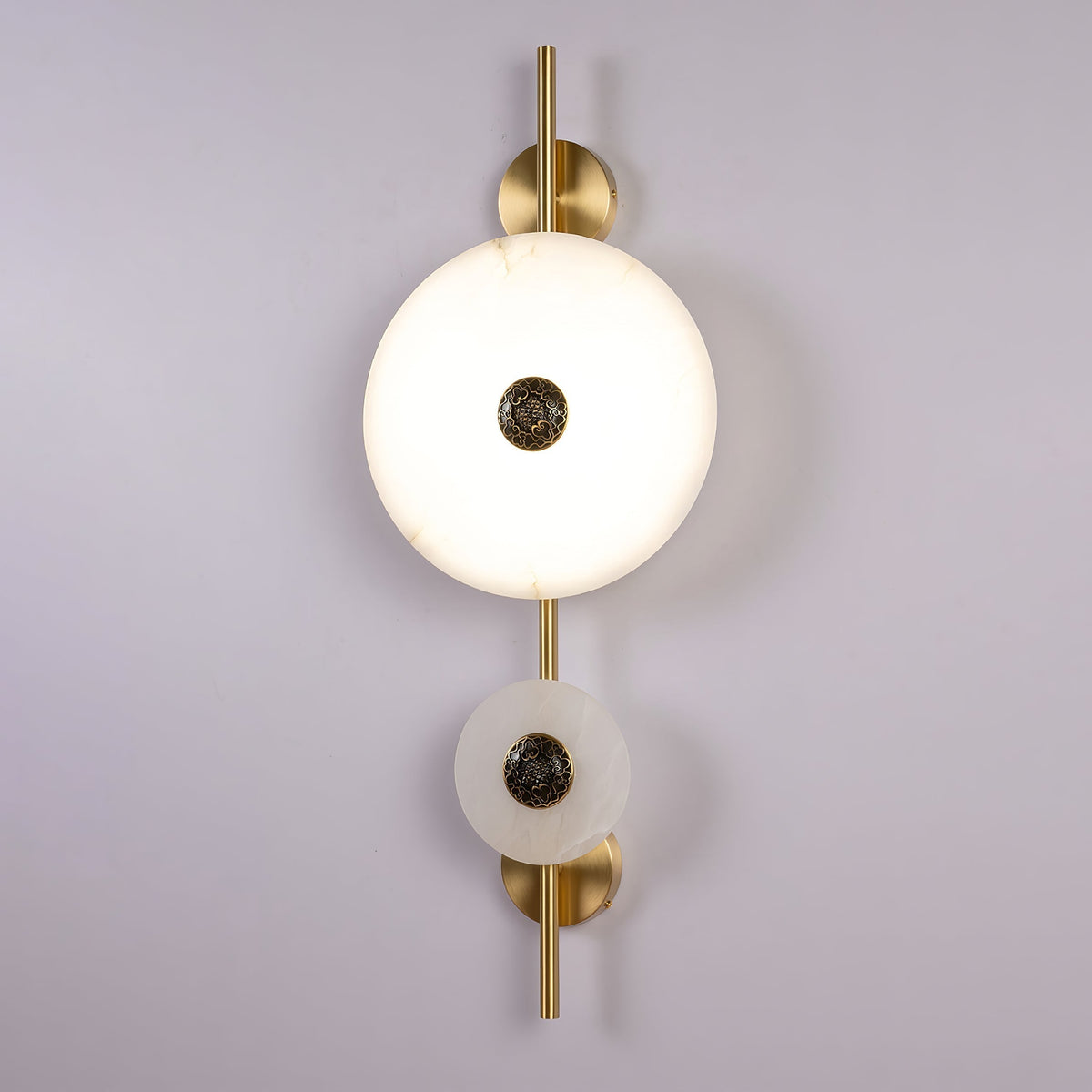 Evadne albasten wandlamp