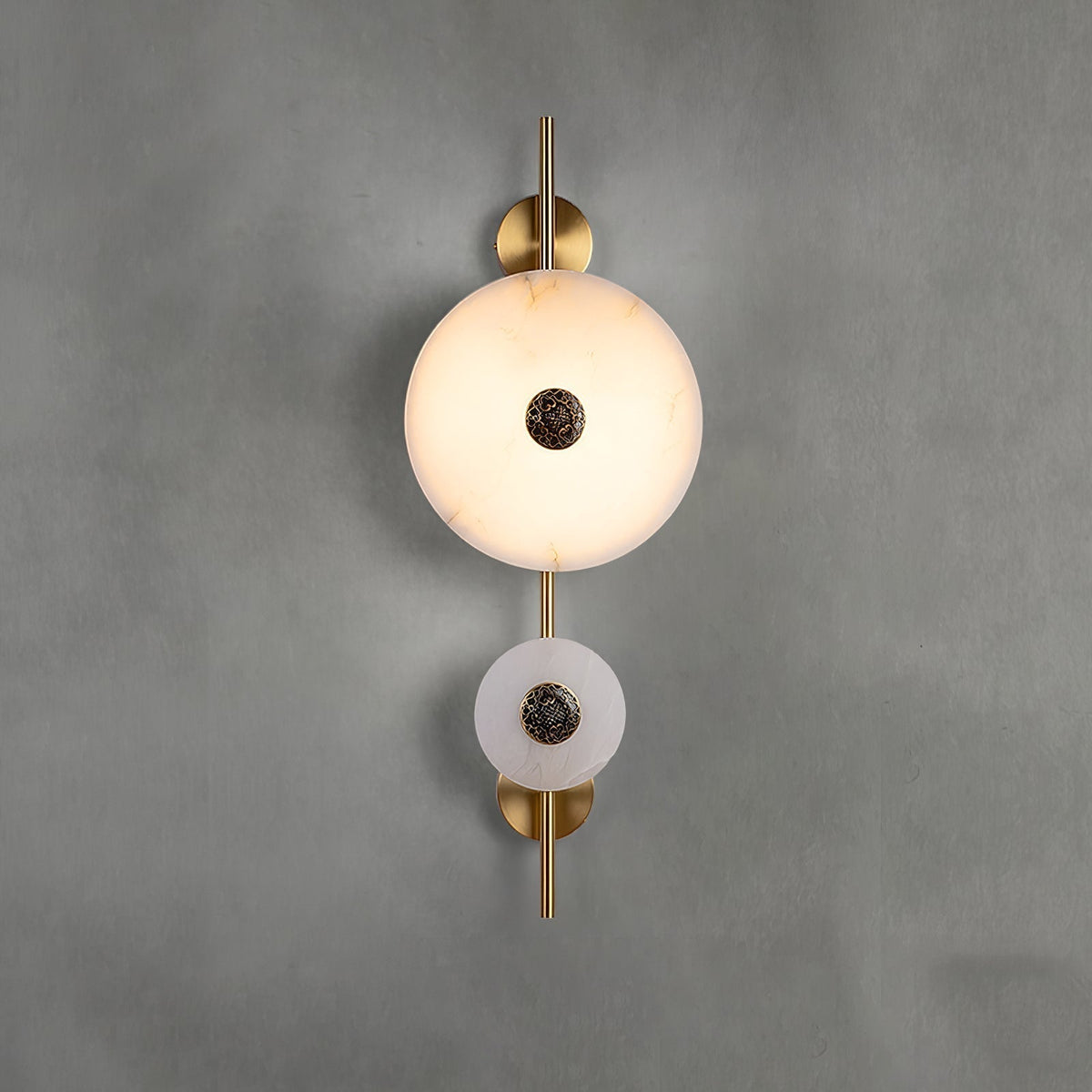 Evadne albasten wandlamp