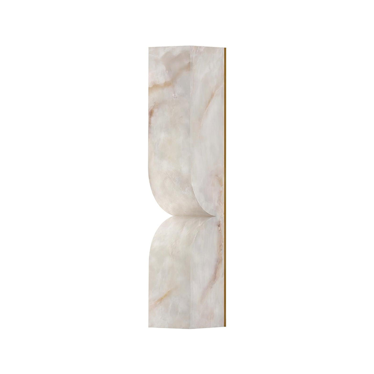 Niveelle Albast Rechthoekige wandlamp