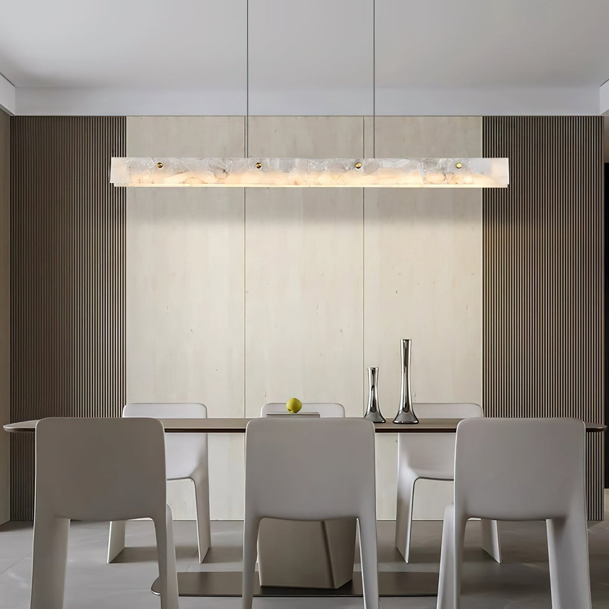 Vexor LED Moderne lineaire hanglamp van albast