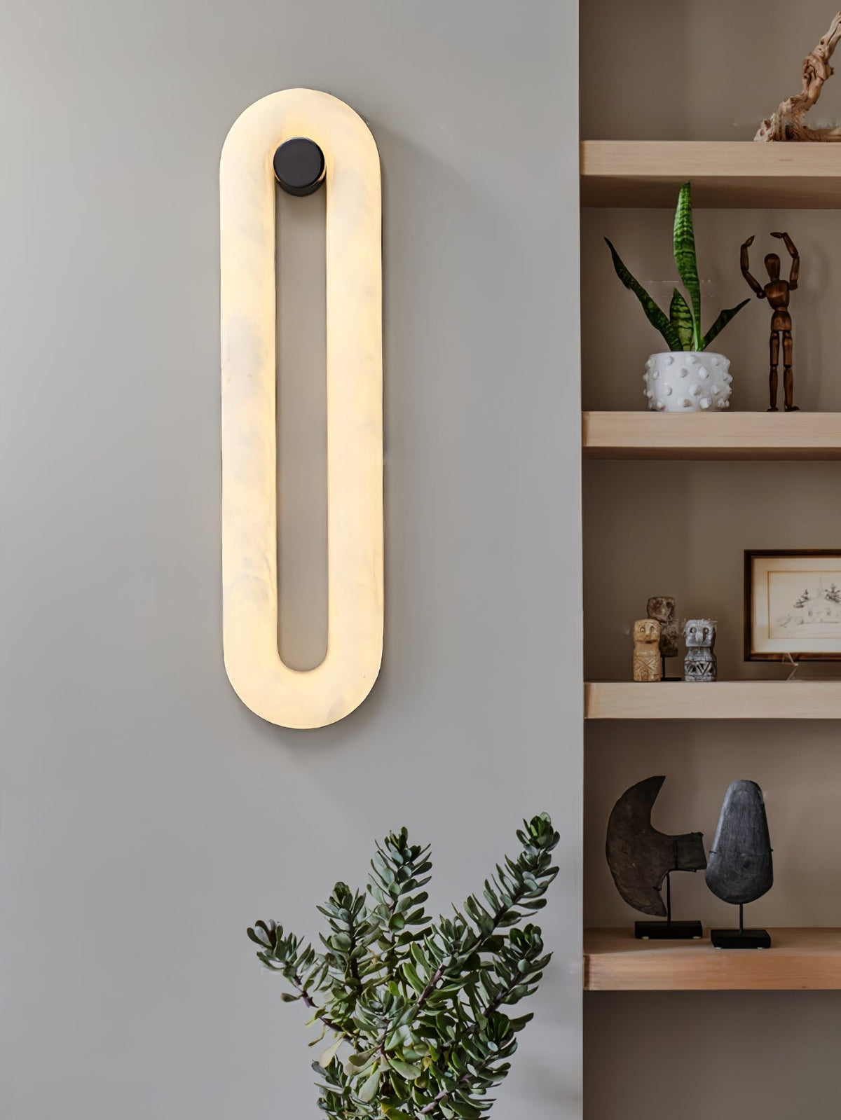 Nivaniella Moderne wandlamp van albast