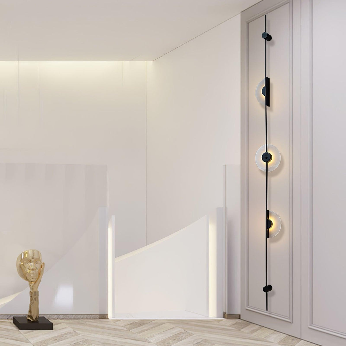 Albarina albasten wandlamp met Stekker