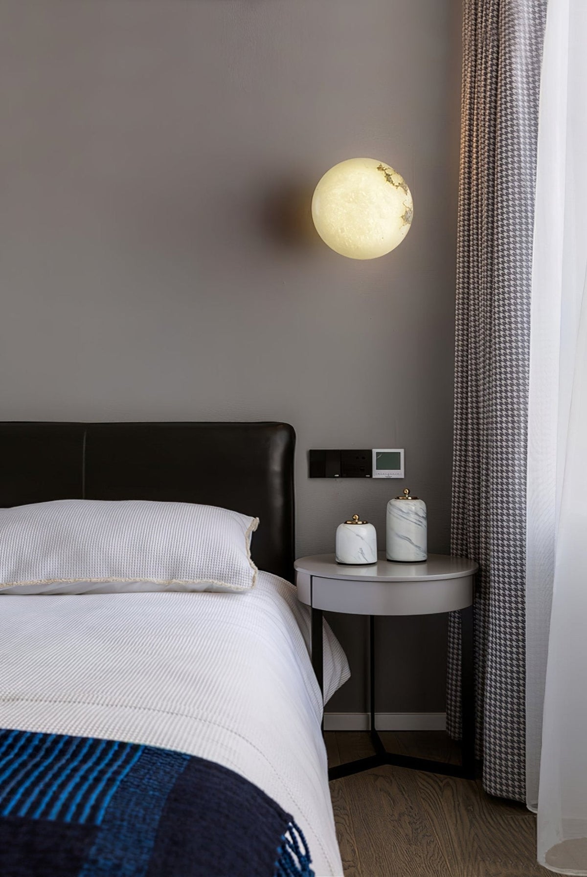 Vanorara minimalistische plafondlamp van albast