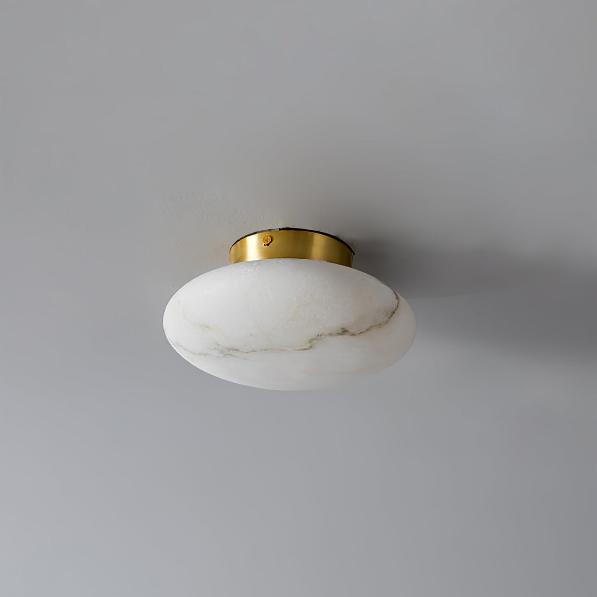 Vanorara minimalistische plafondlamp van albast