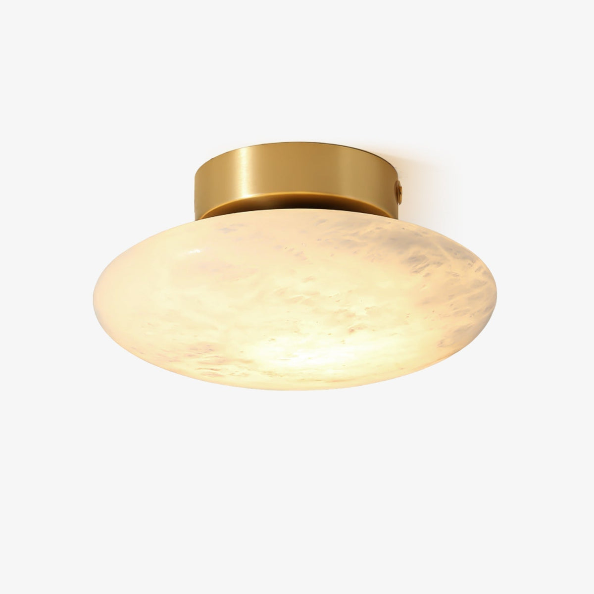 Vanorara minimalistische plafondlamp van albast