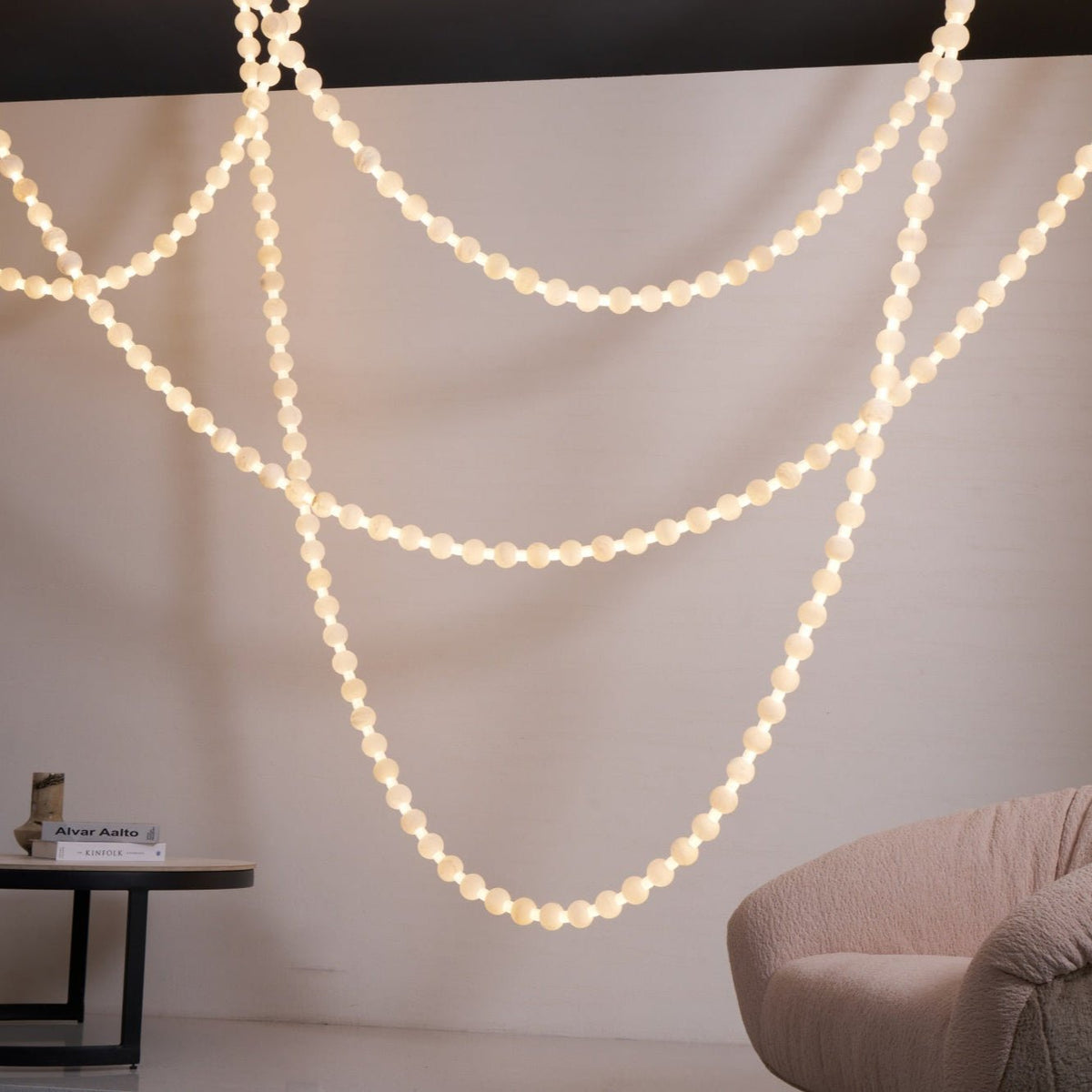 Grempt albast Pearl Necklace Kroonluchter