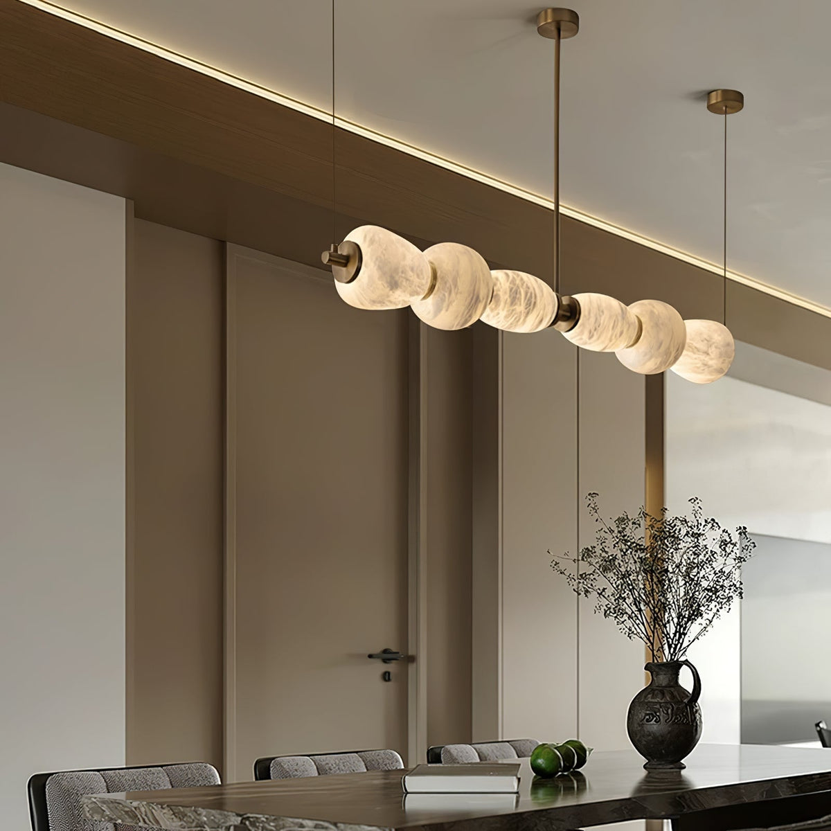 Saroa Albast Lineaire hanglamp