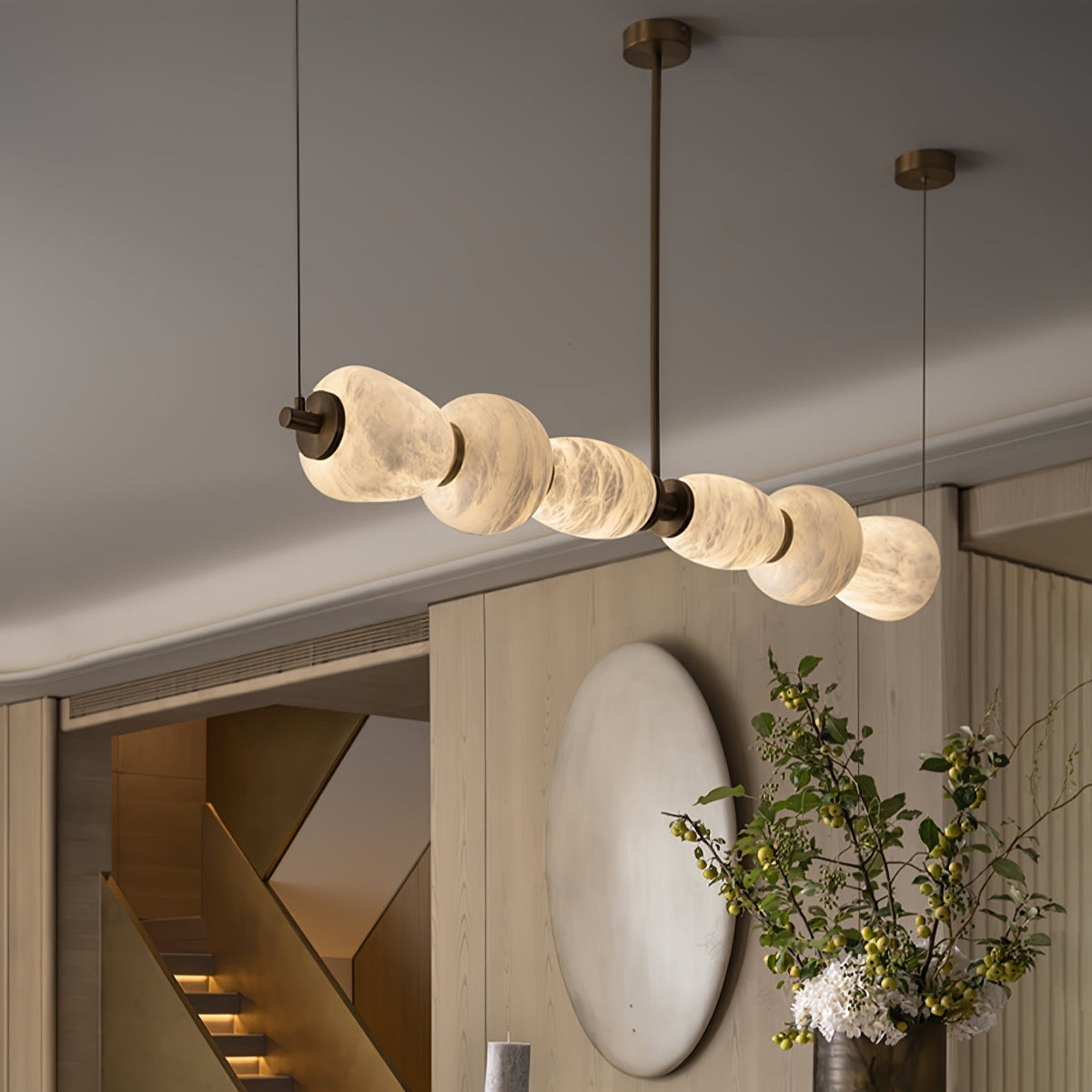Saroa Albast Lineaire hanglamp