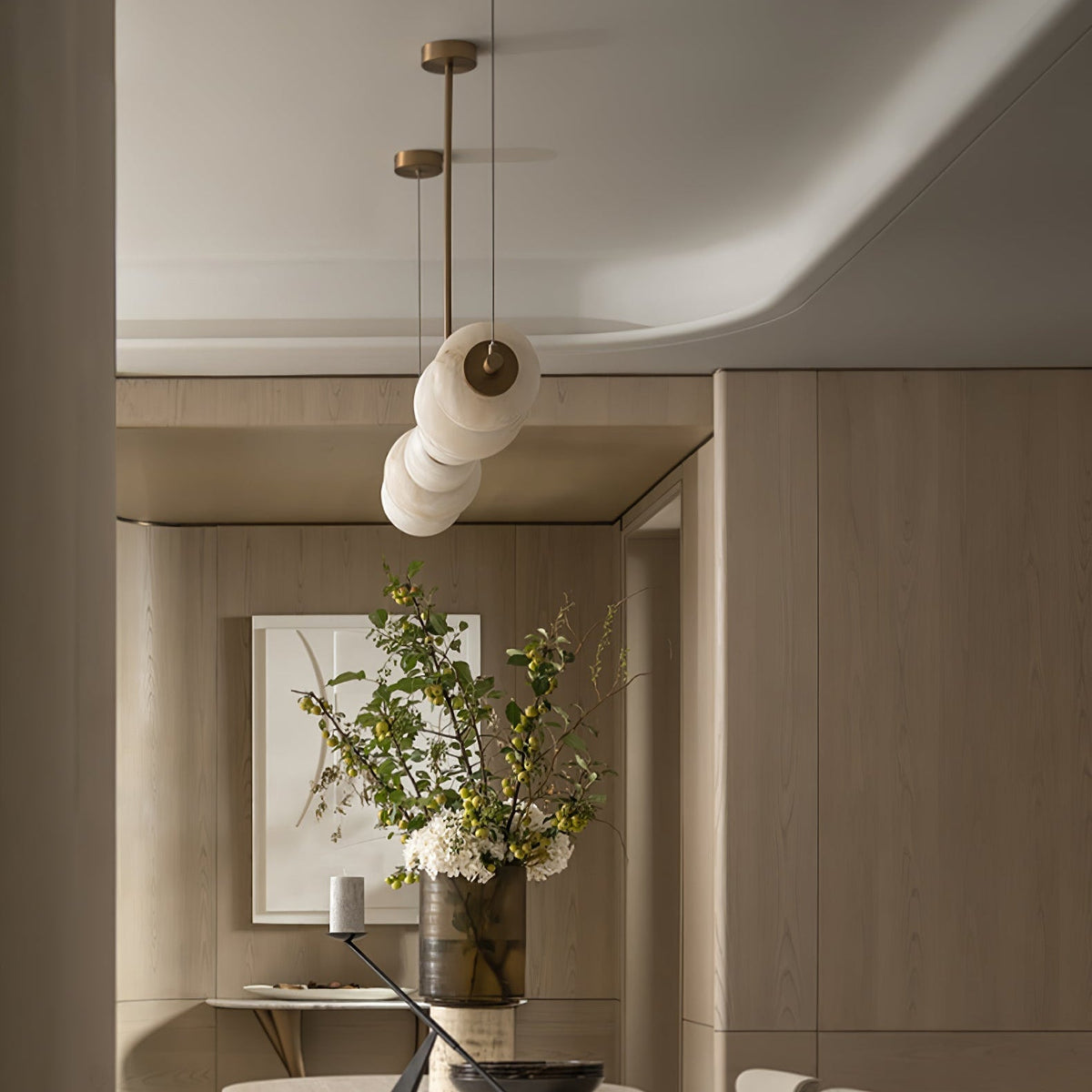 Saroa Albast Lineaire hanglamp