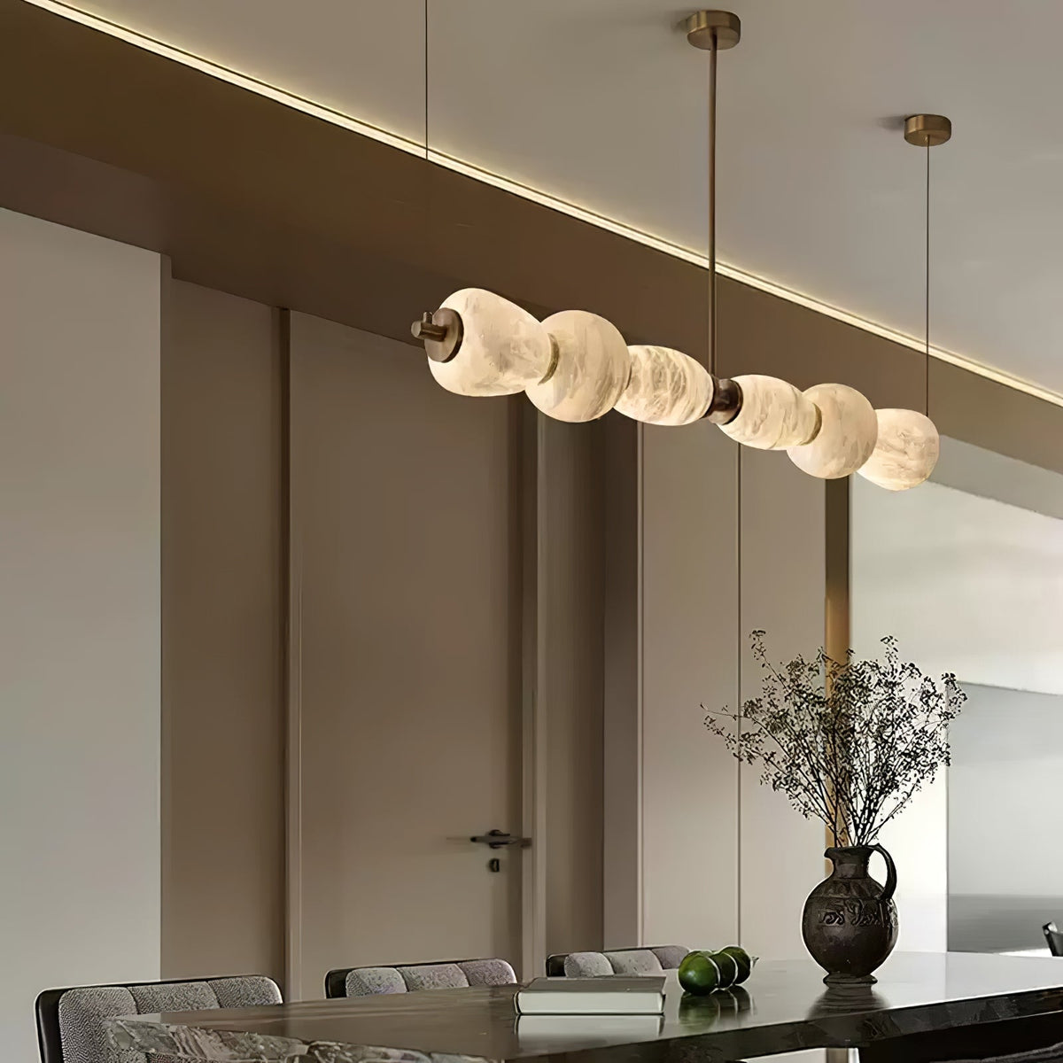 Saroa Albast Lineaire hanglamp