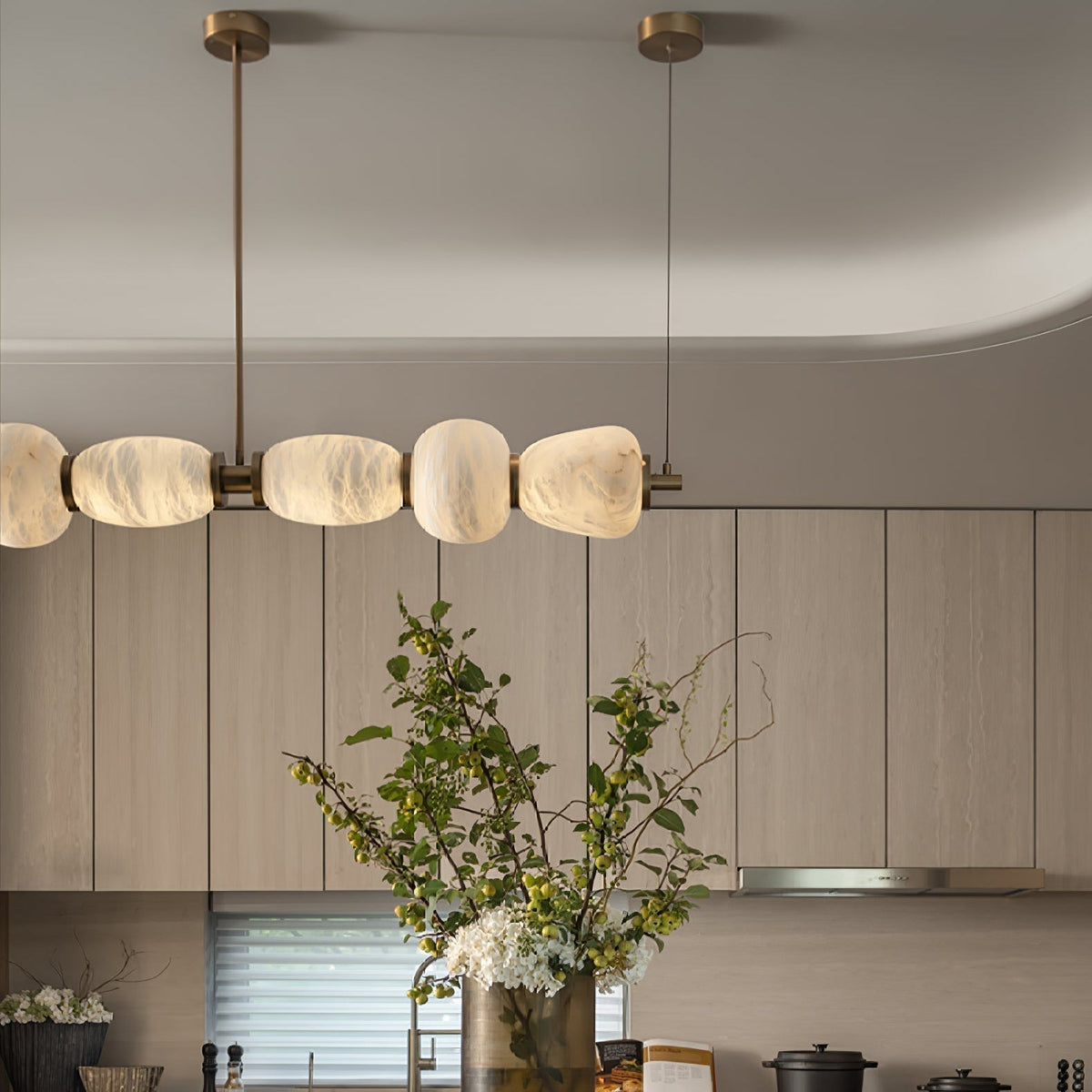 Saroa Albast Lineaire hanglamp