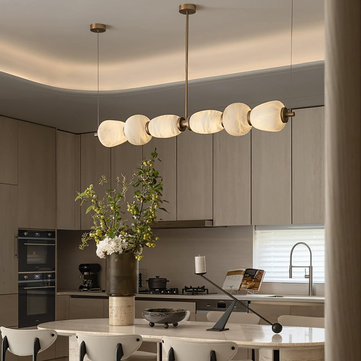 Saroa Albast Lineaire hanglamp