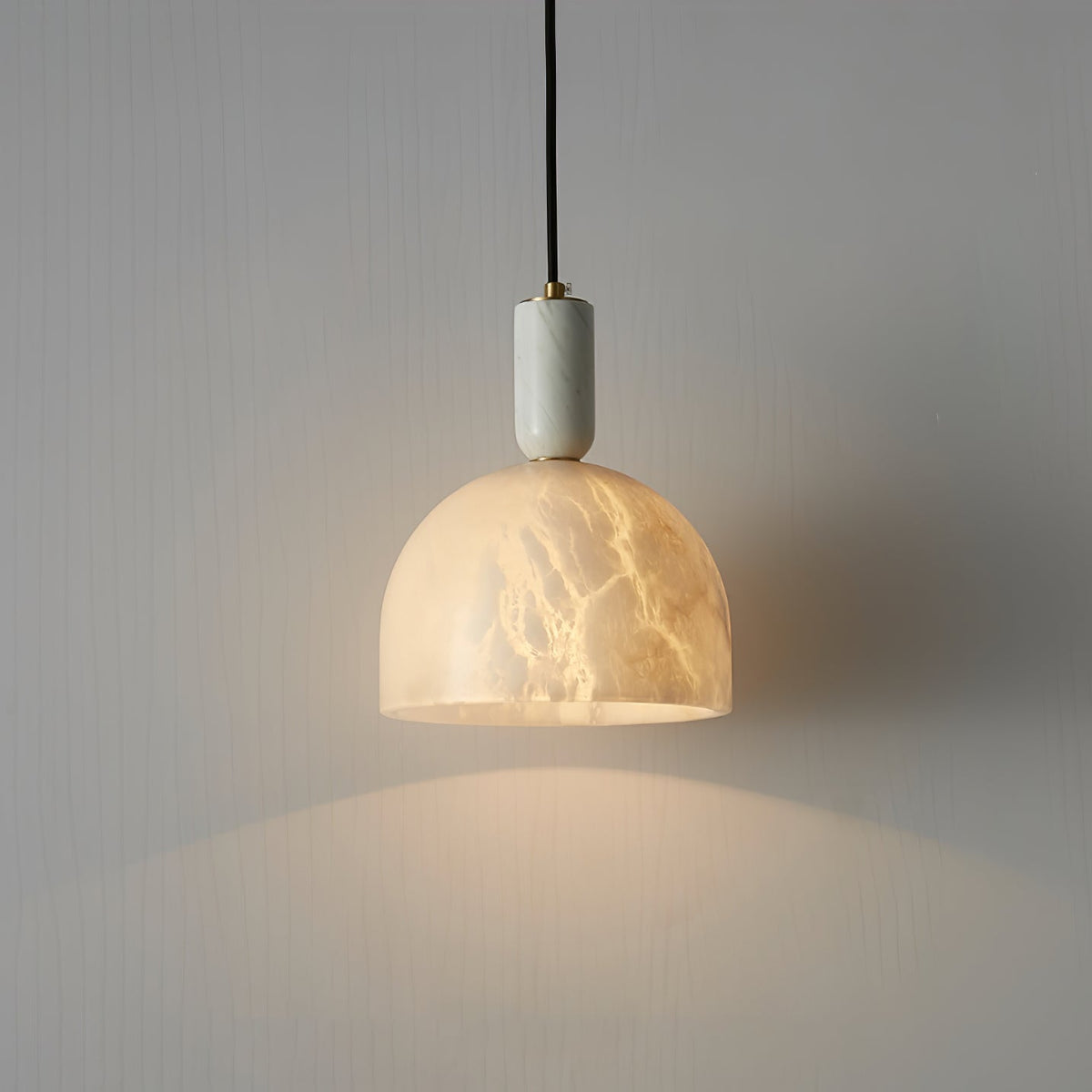 Leda minimalistische hanglamp in albast
