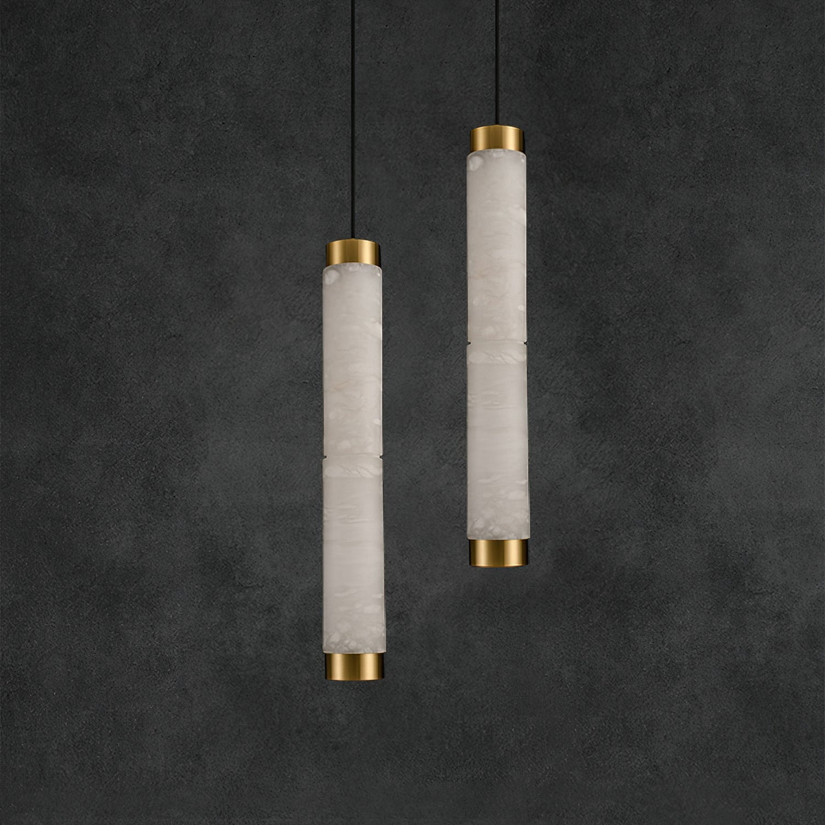 Plotuvyi Moderne hanglamp van albast