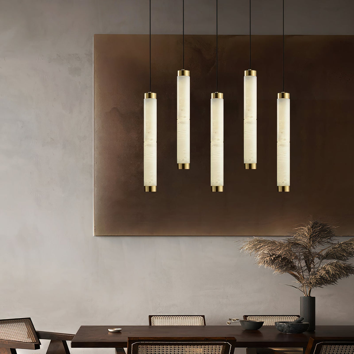 Plotuvyi Moderne hanglamp van albast