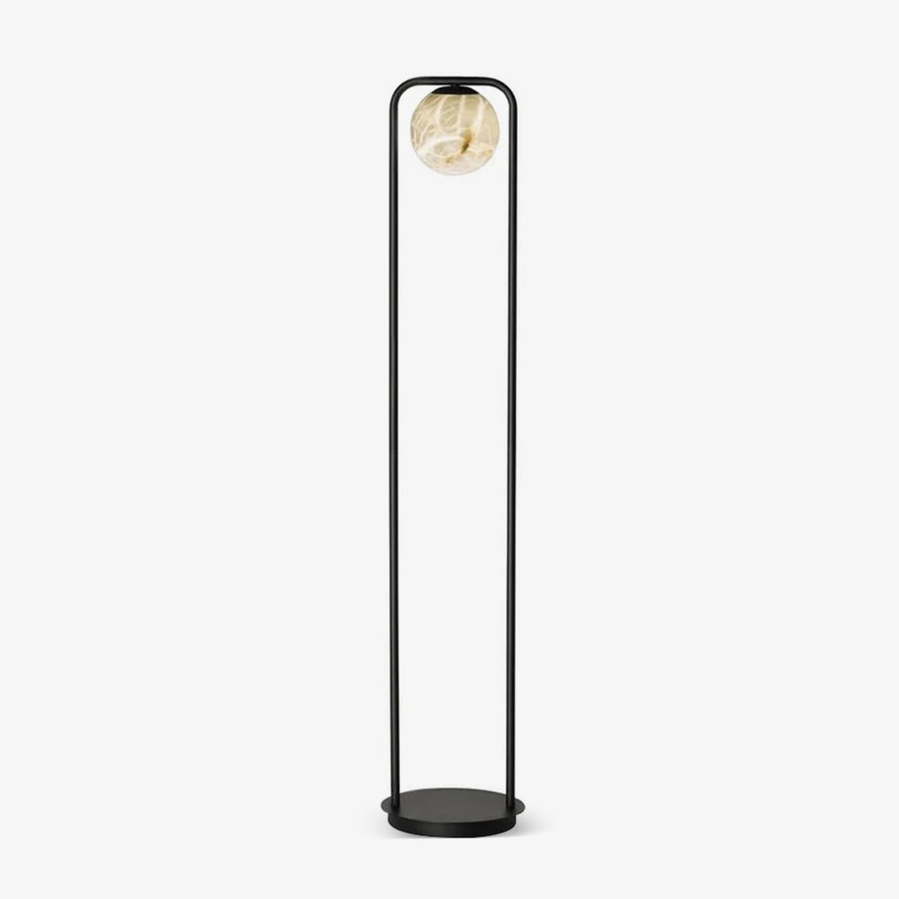 Callista minimalistisch albasten vloerlamp
