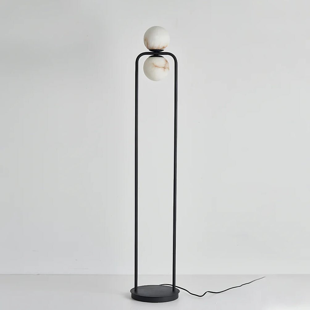 Callista minimalistisch albasten vloerlamp