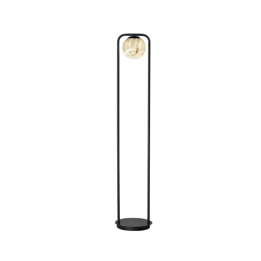 Callista minimalistisch albasten vloerlamp