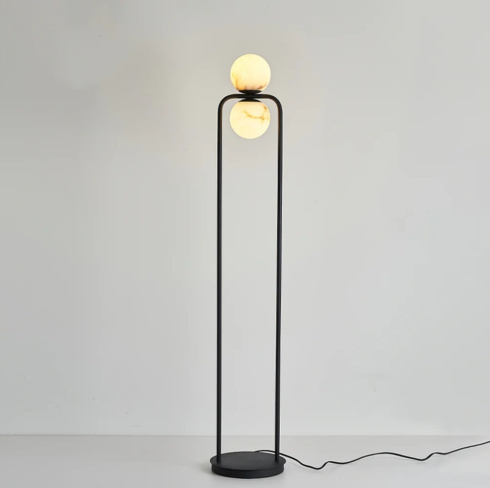 Callista minimalistisch albasten vloerlamp