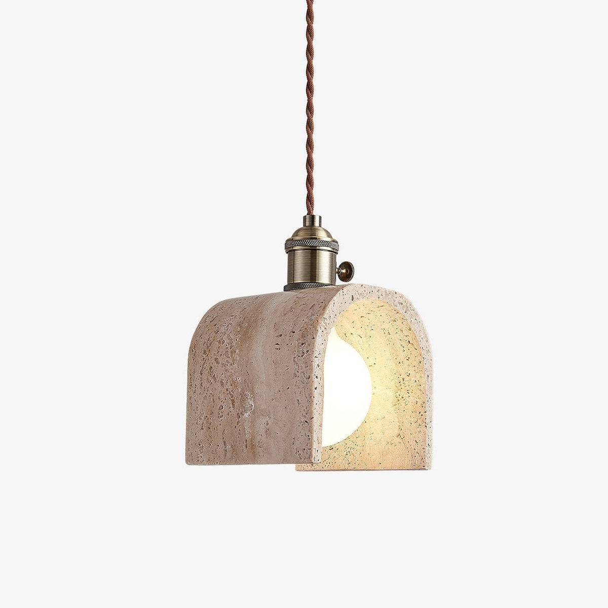 Qisk travertin hanglamp