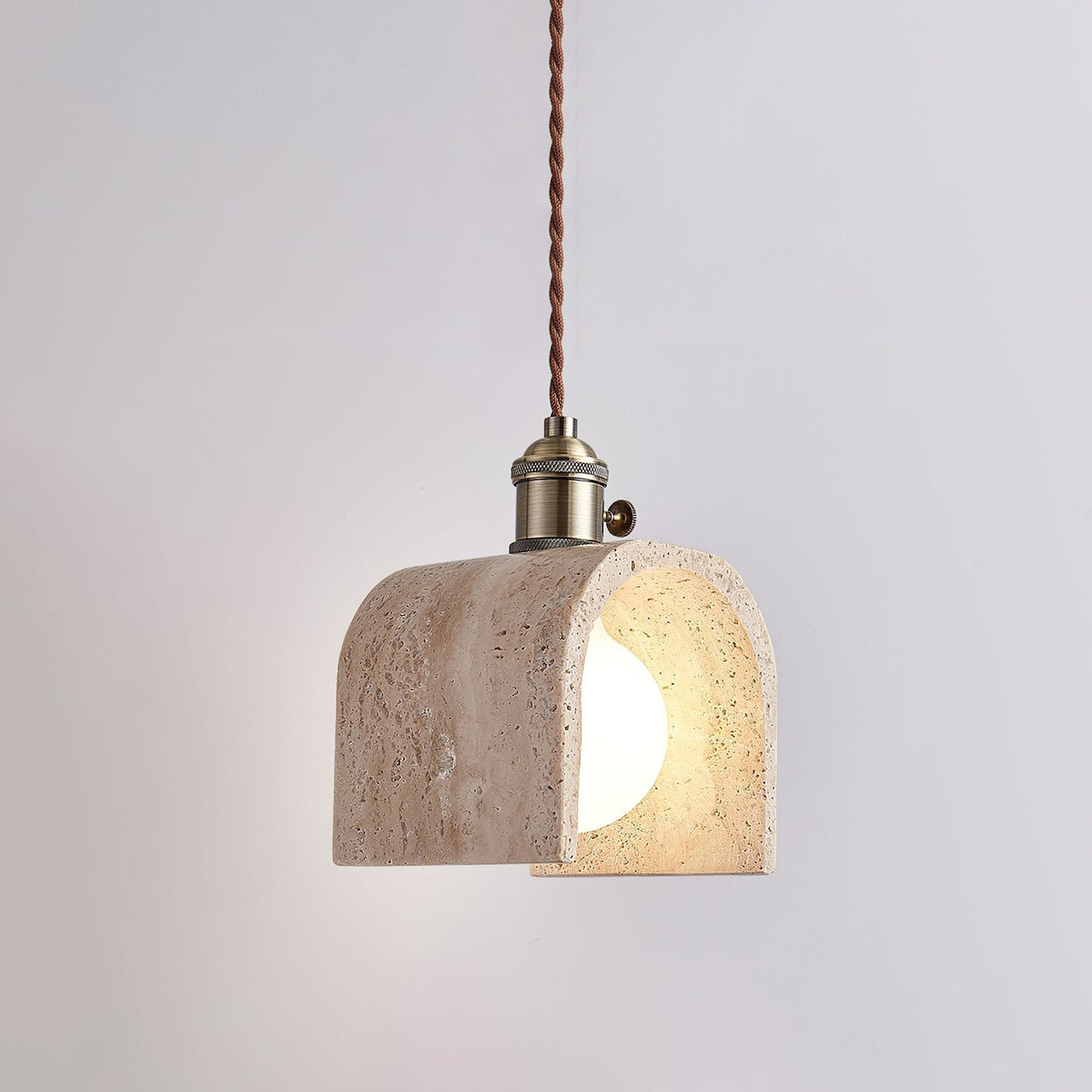 Qisk travertin hanglamp