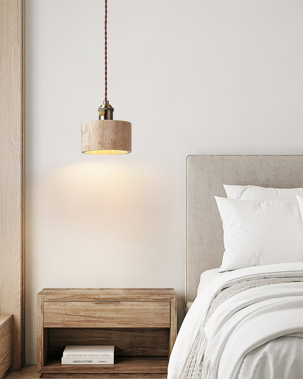 Qisk travertin hanglamp