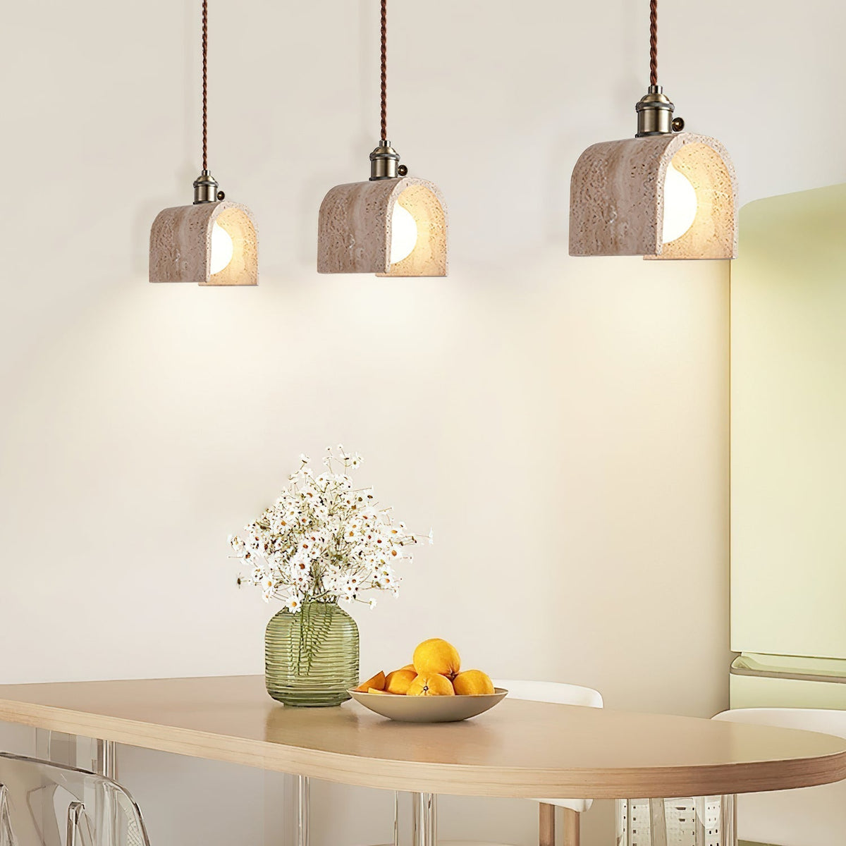 Qisk travertin hanglamp