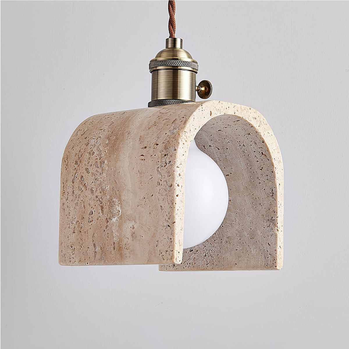 Qisk travertin hanglamp