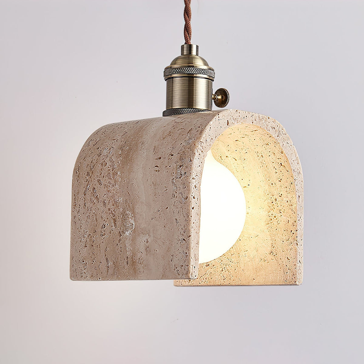 Qisk travertin hanglamp