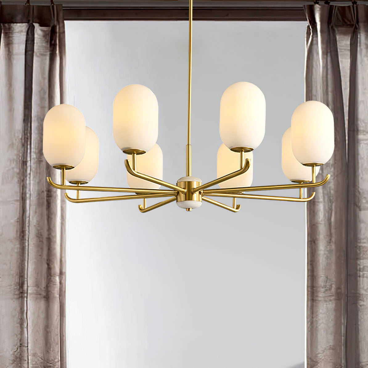 Sifuvyn Moderne geometrische glas kroonluchter