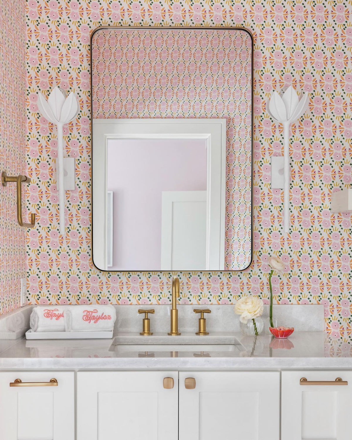 Clira messing wandlamp Lotus Bloom