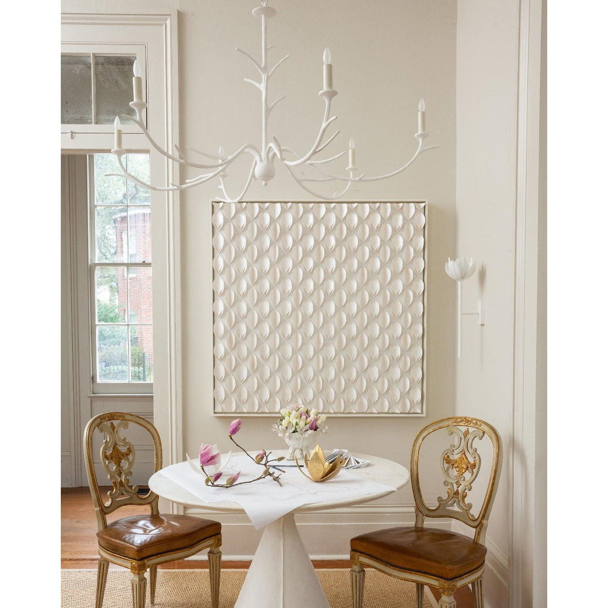 Clira messing wandlamp Lotus Bloom