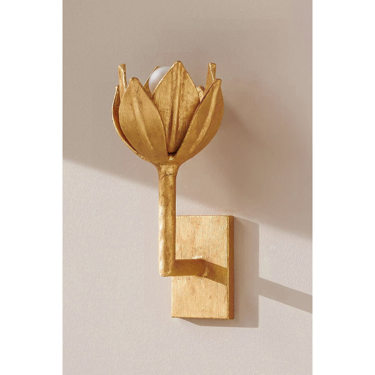 Clira messing wandlamp Lotus Bloom